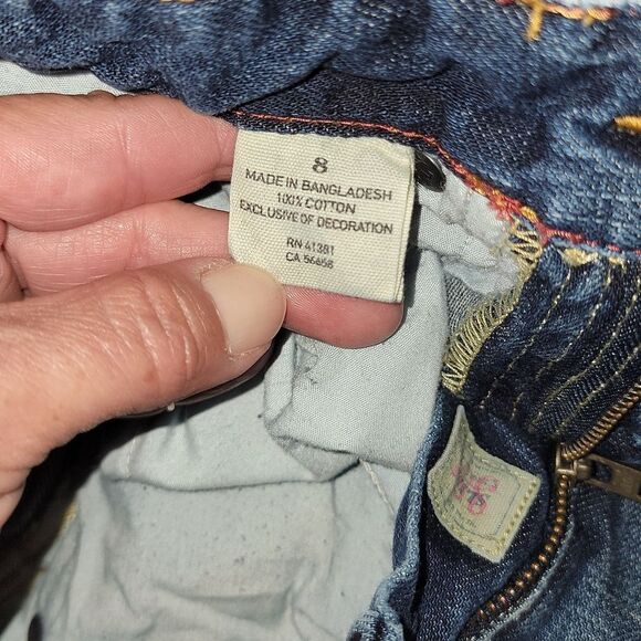 Polo Ralph Lauren 1967 Distressed Denim Jeans Size 8 - Picture 9 of 9